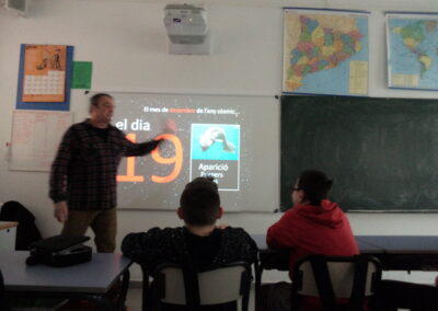 Els nostres centres educatius per a secundària i batxillerat a l'Observatori Astronòmic de Castelltallat.