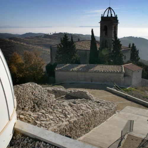 Visita les instal·lacions de l'observatori astronòmic de Castelltallat.